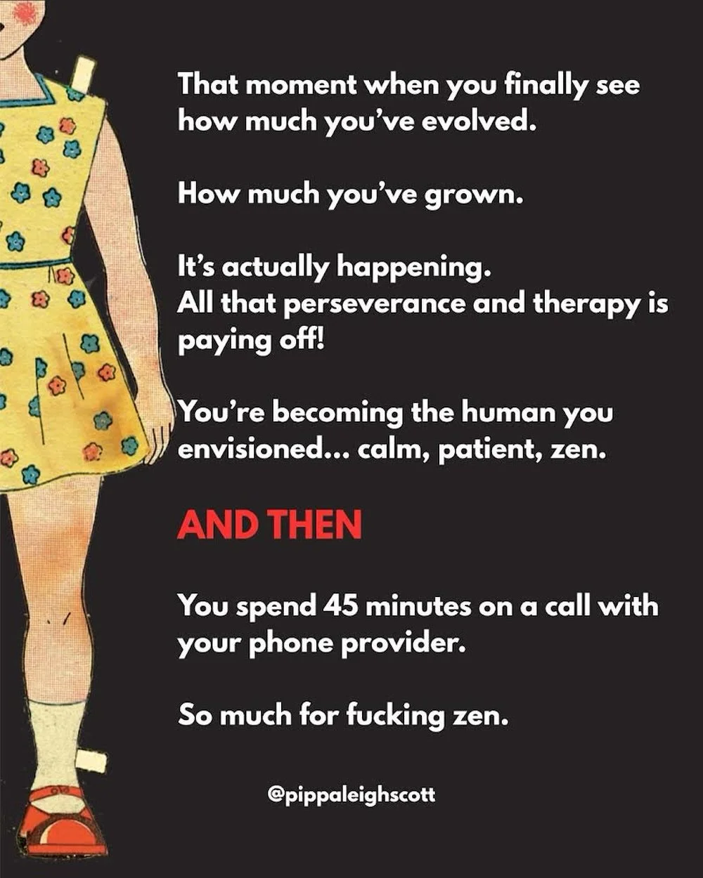 Does the phone company break you too? Should it be a required test to graduate from therapy? Or is it simply an impossible mission? 🤦&zwj;♀️🧘&zwj;♀️🔥

#growthmindset #healingjourneys #emotionallyintense #healingcommunity #shaddowwork