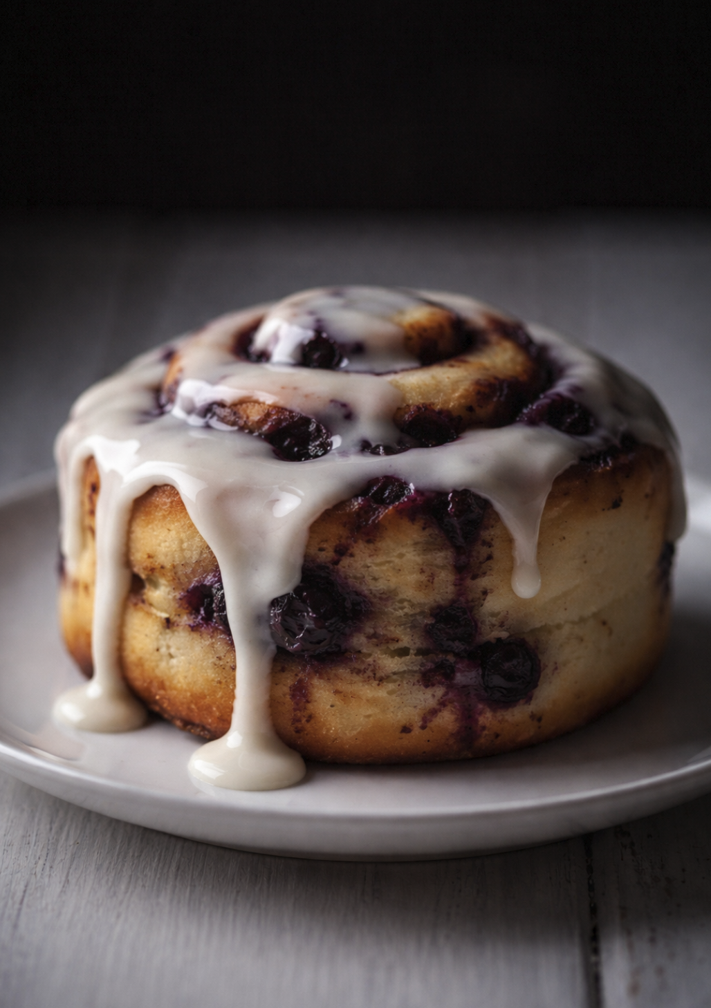 Blueberry Cheesecake Cinnamon Roll