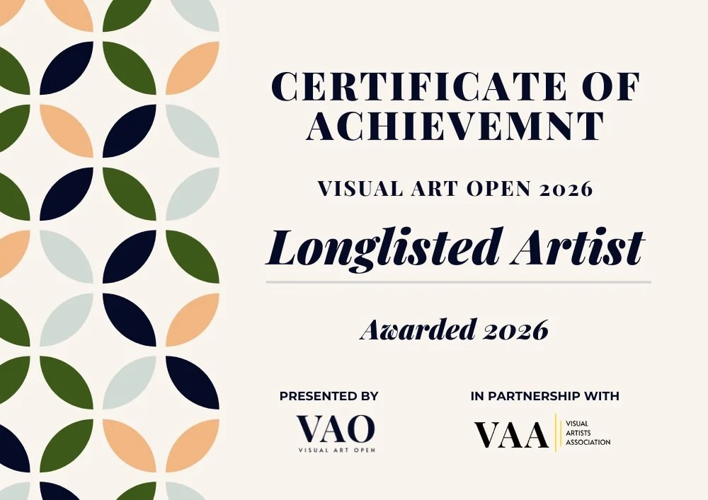 longlisted Visual Arts Open 2026