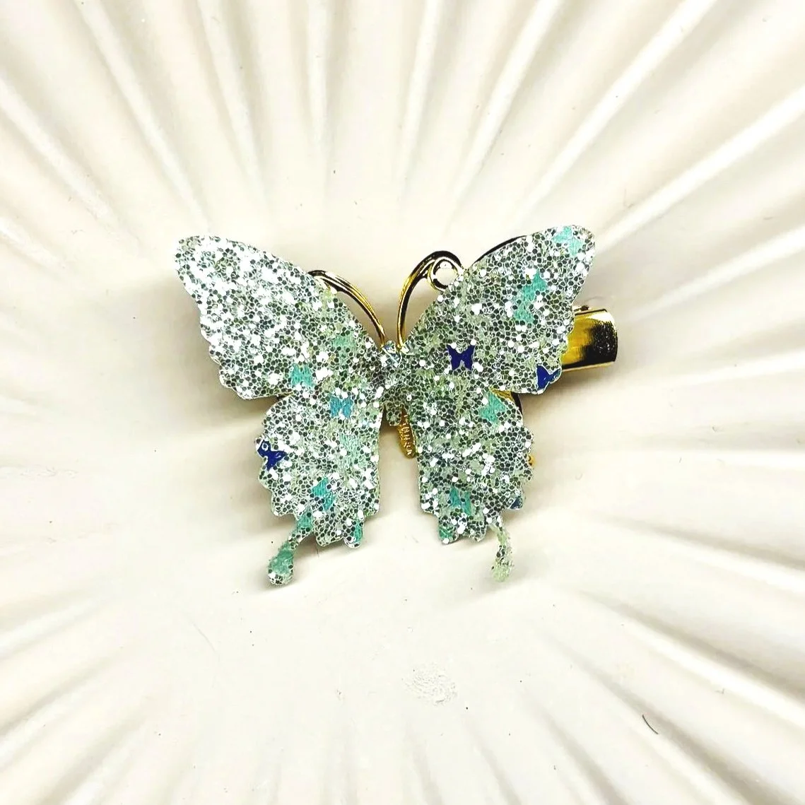 Glimmer sommerfugle spænde