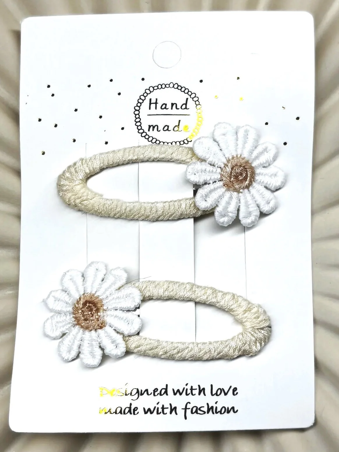 2 Pak hvide blomster