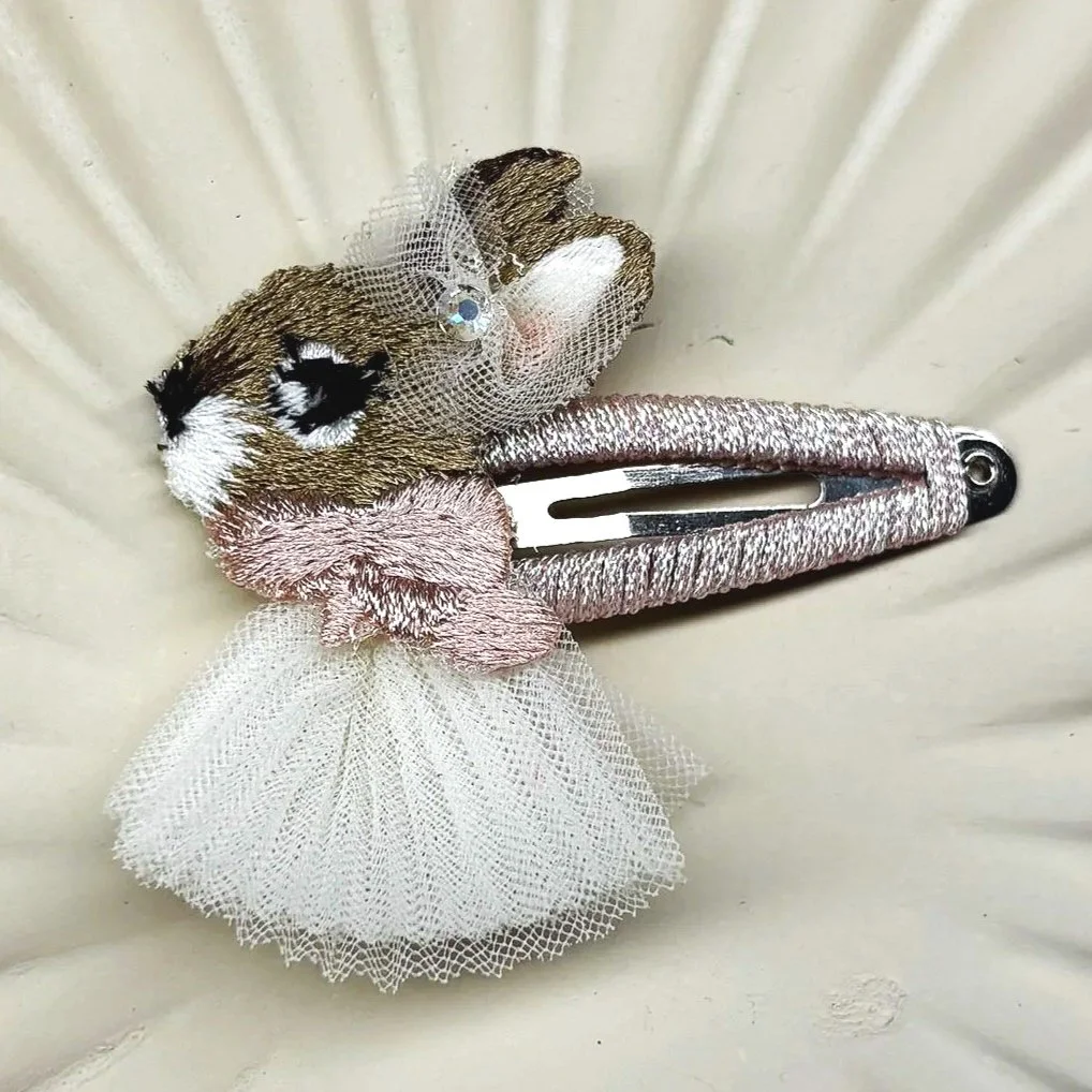 Kanin Lyserød spænde