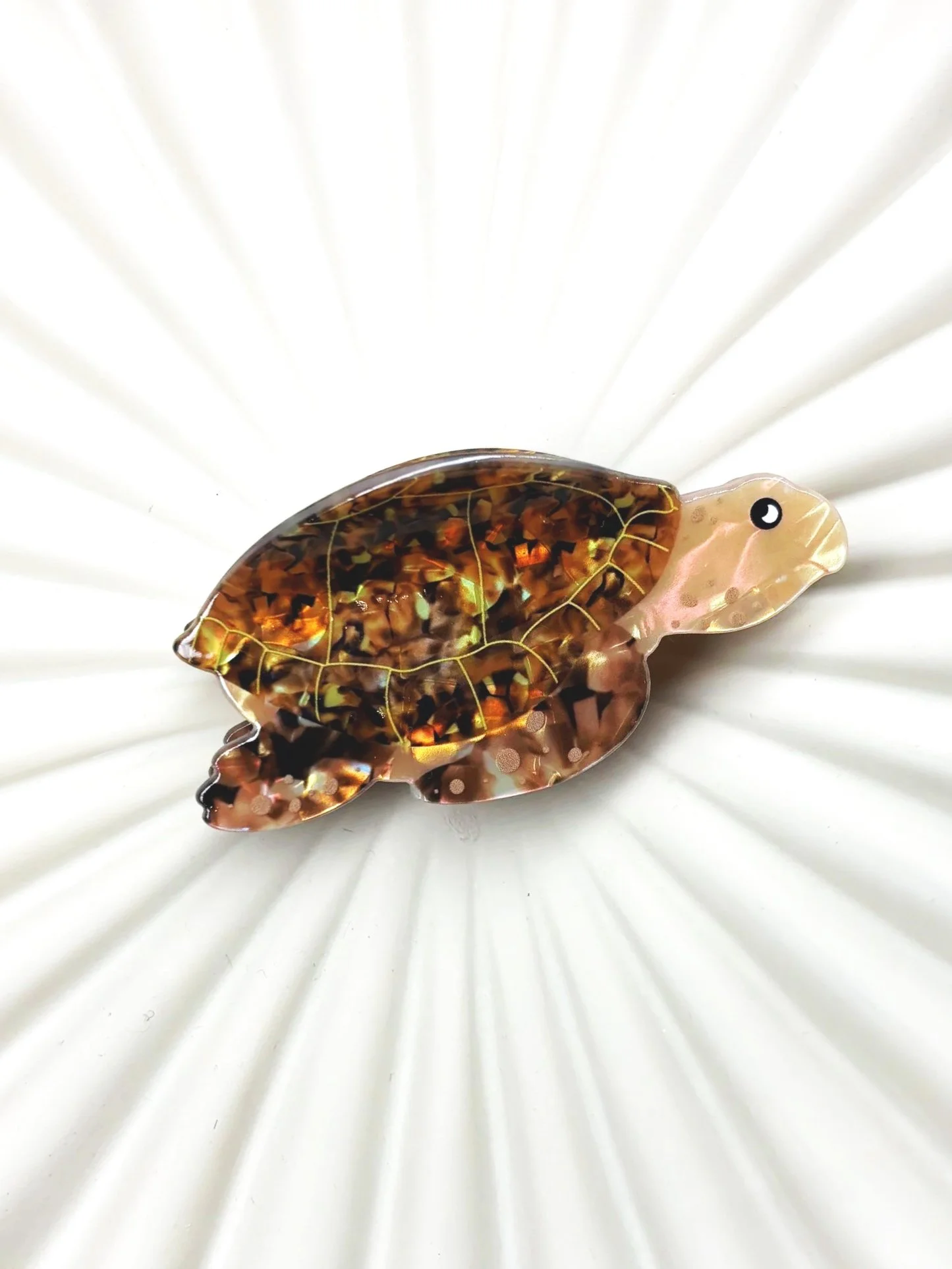 Skildpadde klemme (Brun)