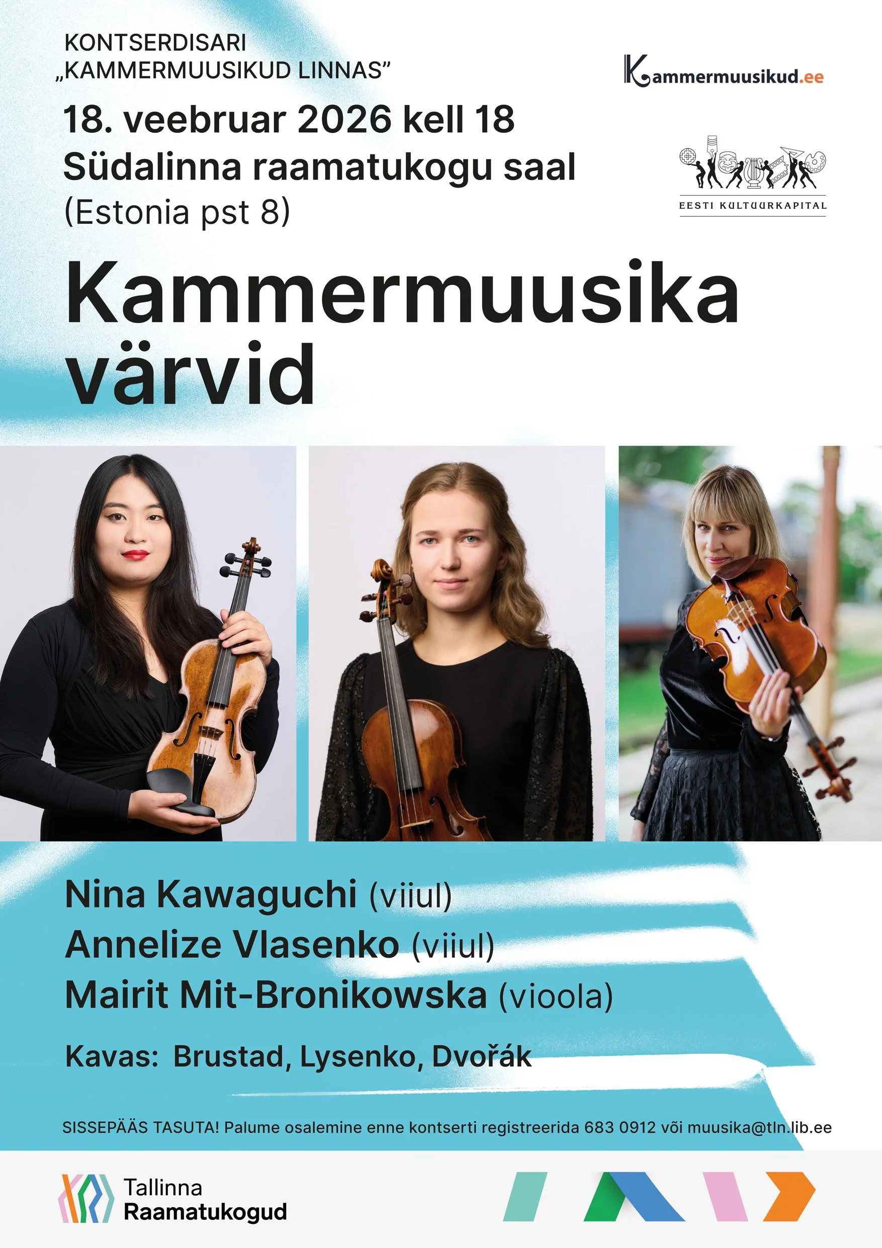 Kammermuusikud linnas. Kammermuusika värvid