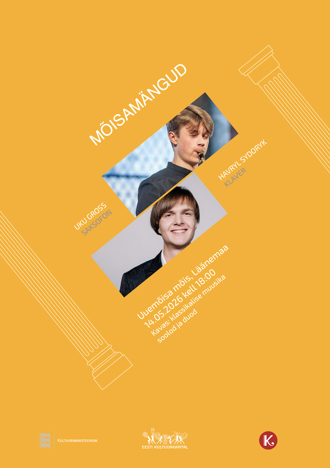 Mõisamängud. Uku Gross ja Klassikatäht Havryl Sydoryk