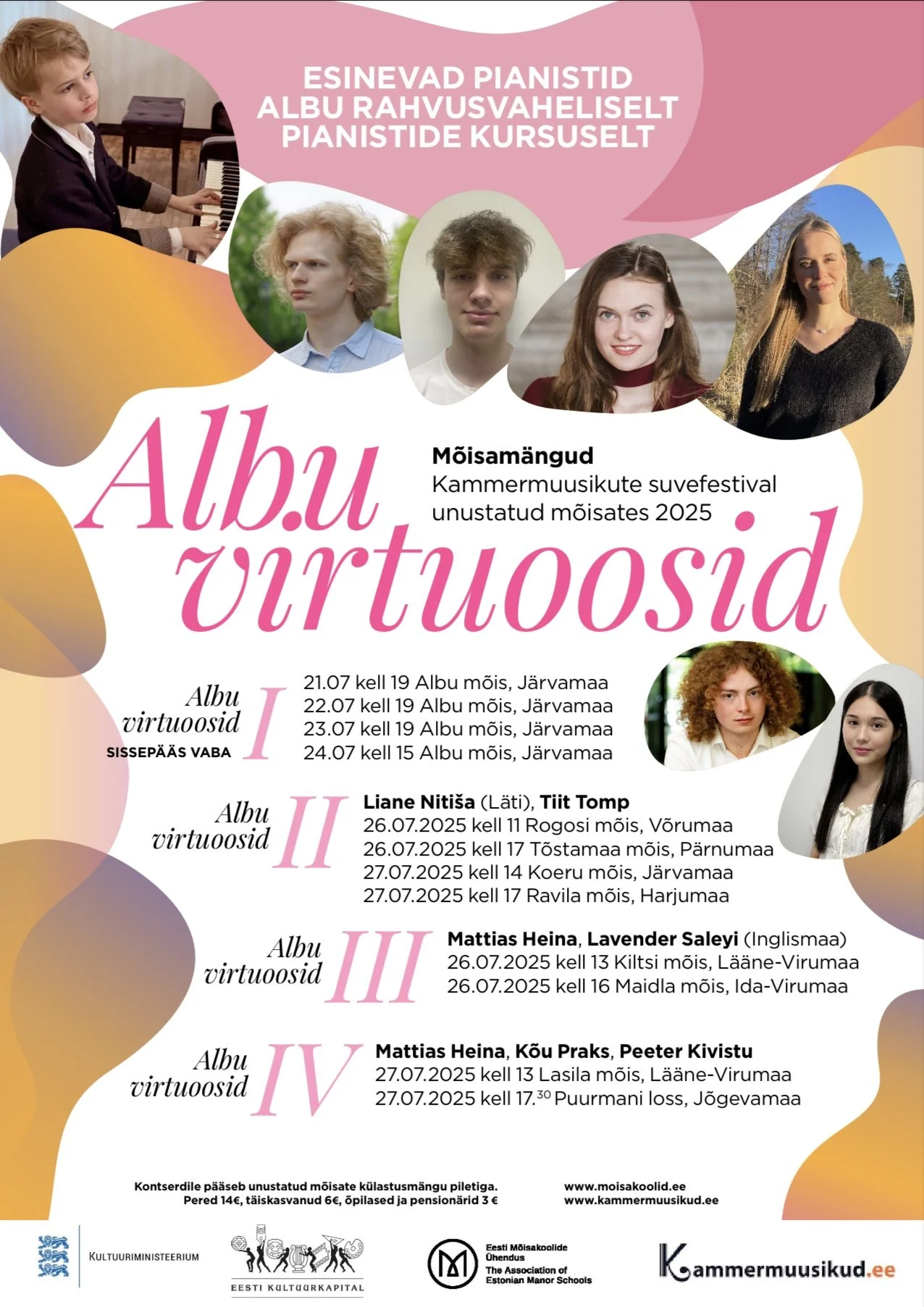 Suvefestival Mõisamängud 2025. Albu virtuoosid II