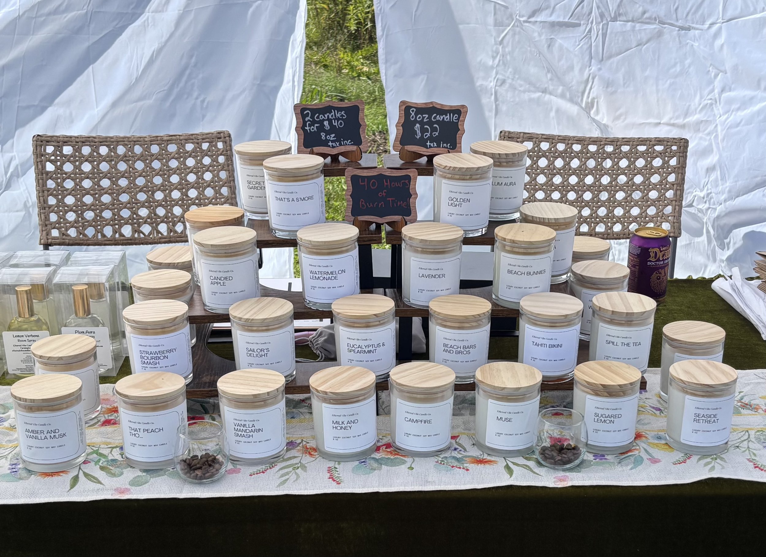 Vendor: Etheral Vibe Candle Co. 