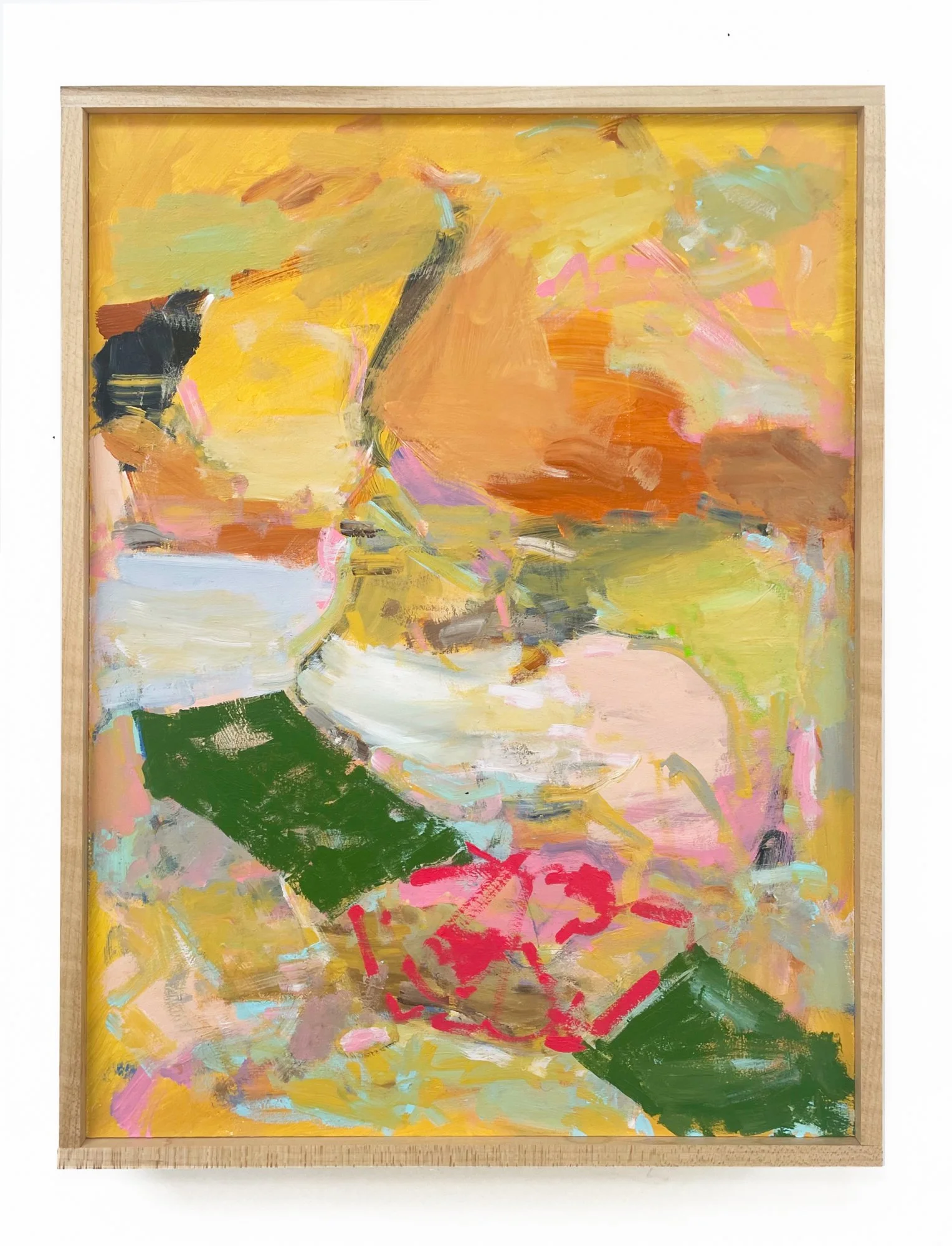 Matt Demers “In Spirit” (12” x 9”) acrylic on plywood, 2025.