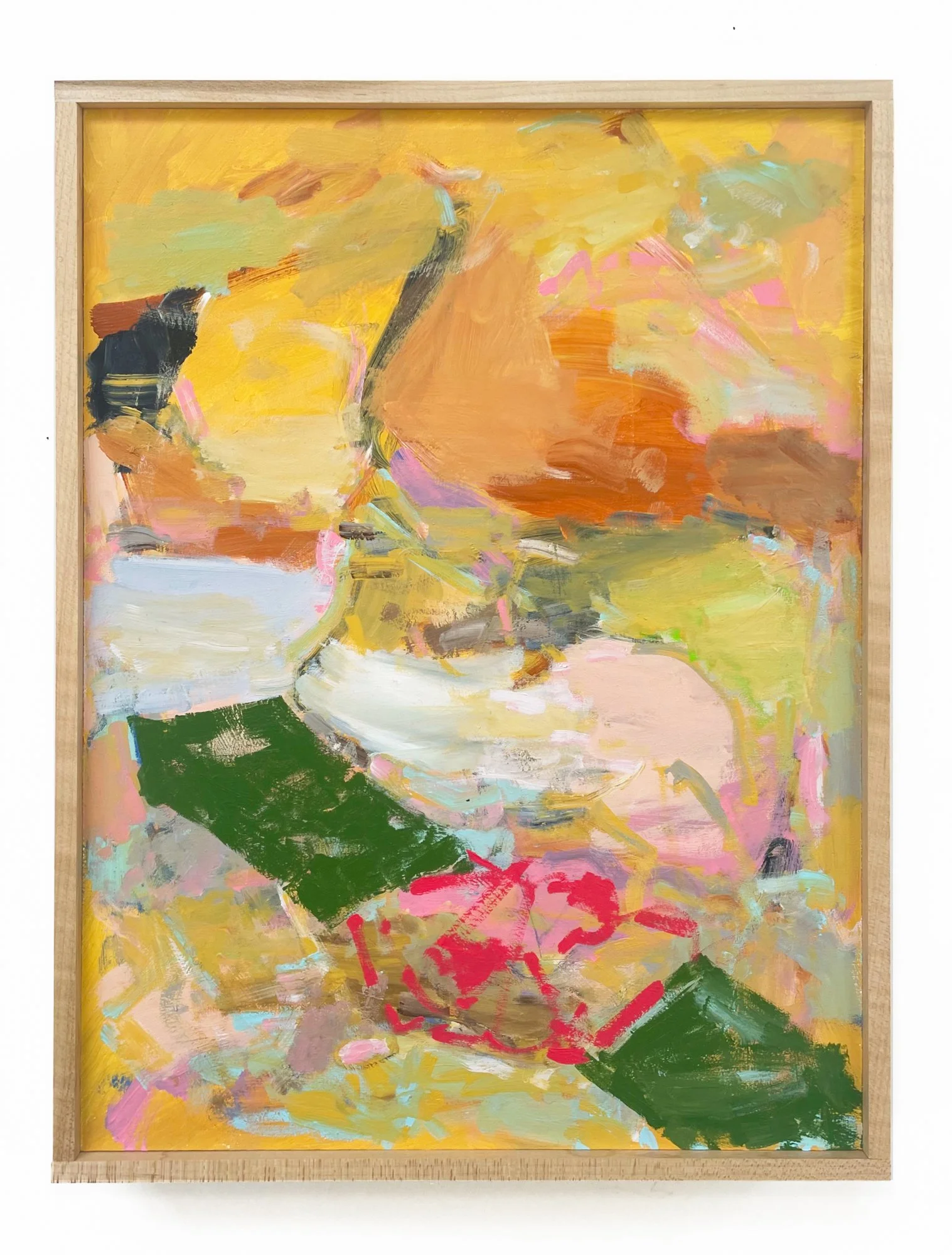 Matt Demers "In Spirit" (12" x 9") acrylic on plywood, 2025. 550.