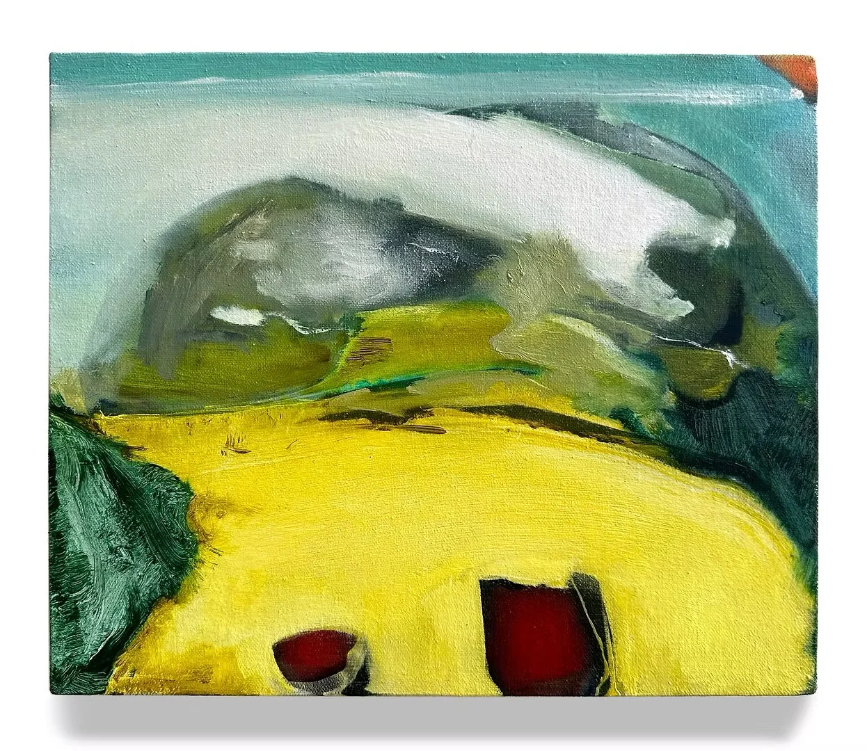 Hannah Stoll "Put Me Out to Pasture" (10 1/4" x 12") oil on canvas, 2024. 850.