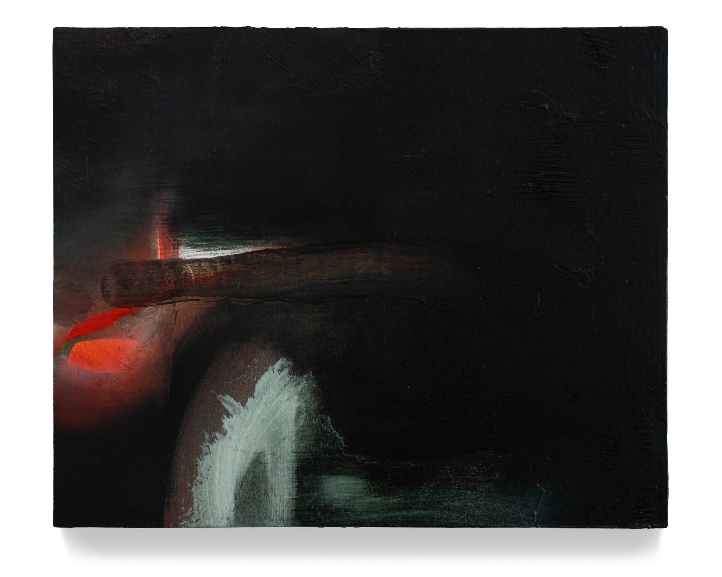 Hannah Stoll "Untitled (2)" (6" x 8") oil on panel, 2025. sold.