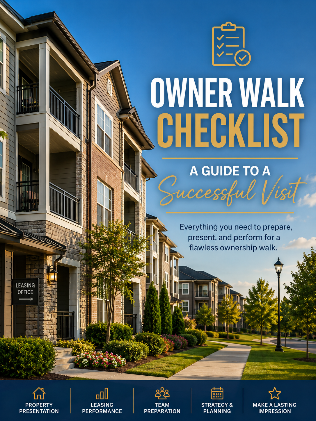 The Owner Walk Playbook: Everything You Need for a Flawless Visit