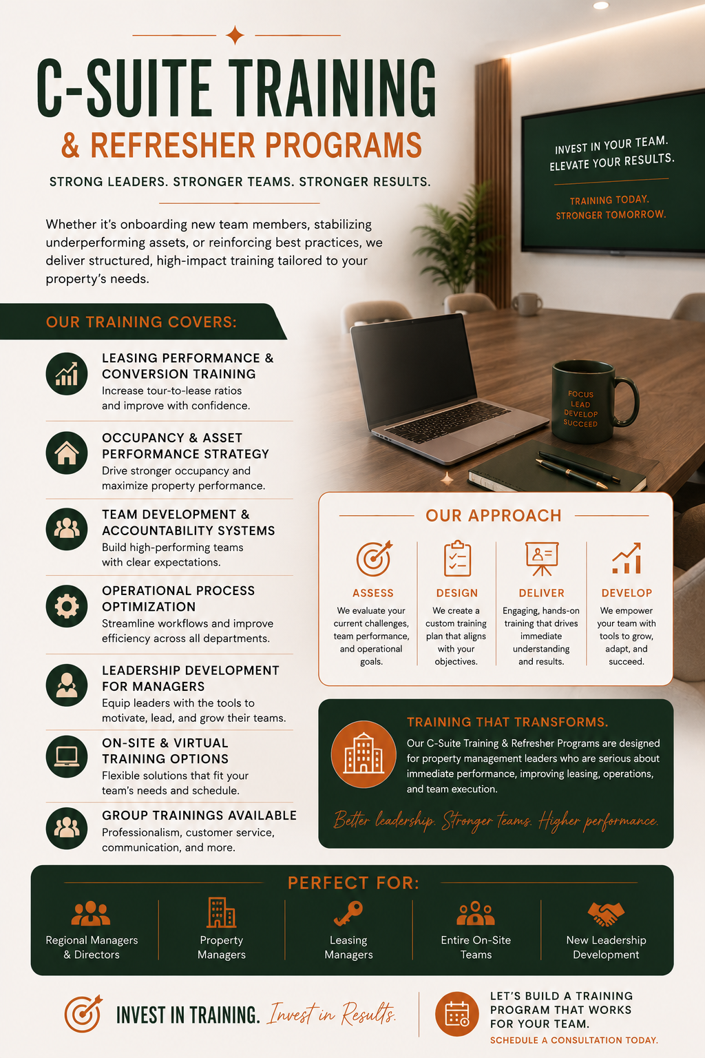 C -Suite Training and Refresher Programs