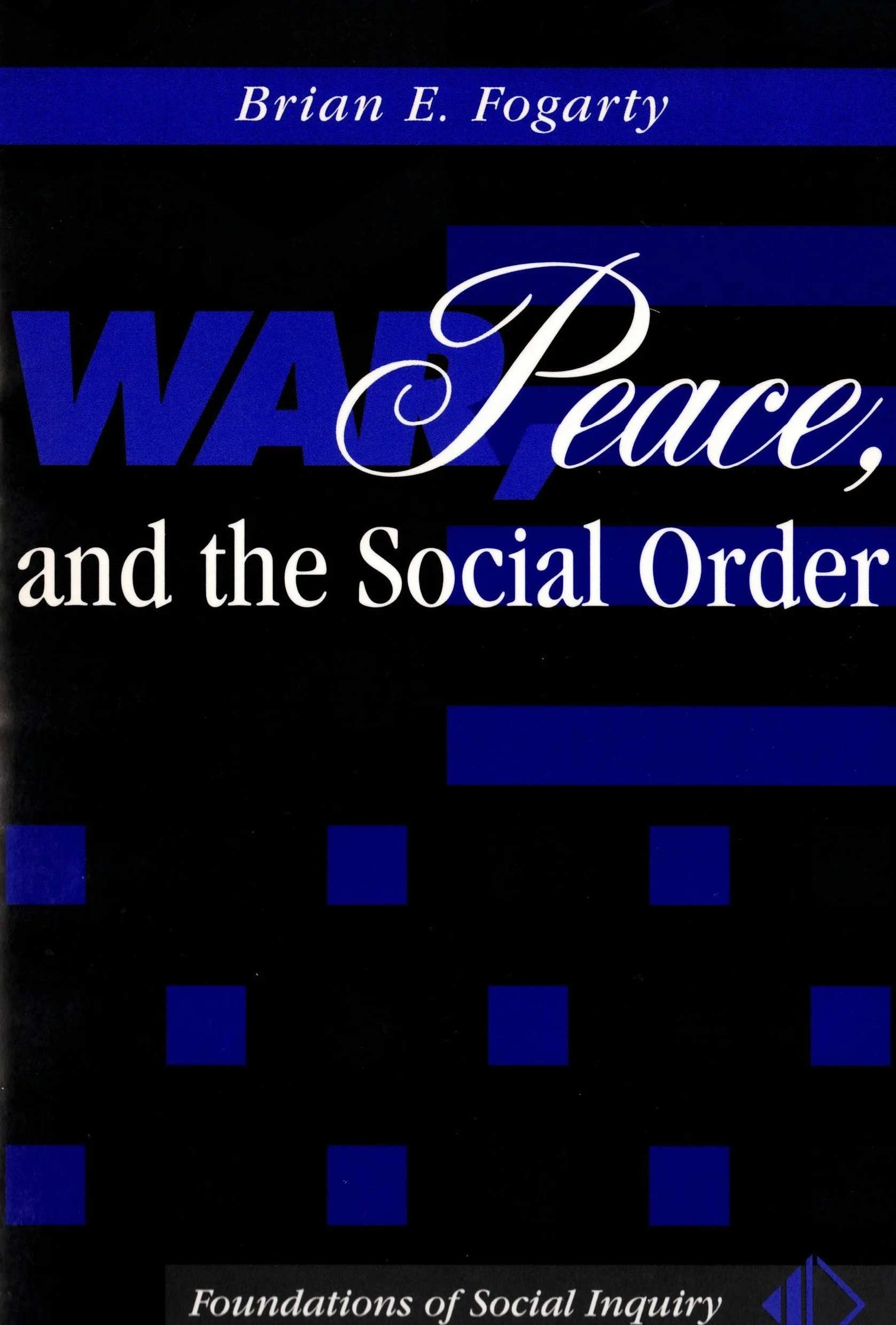 Sociology book about war and peacemaking