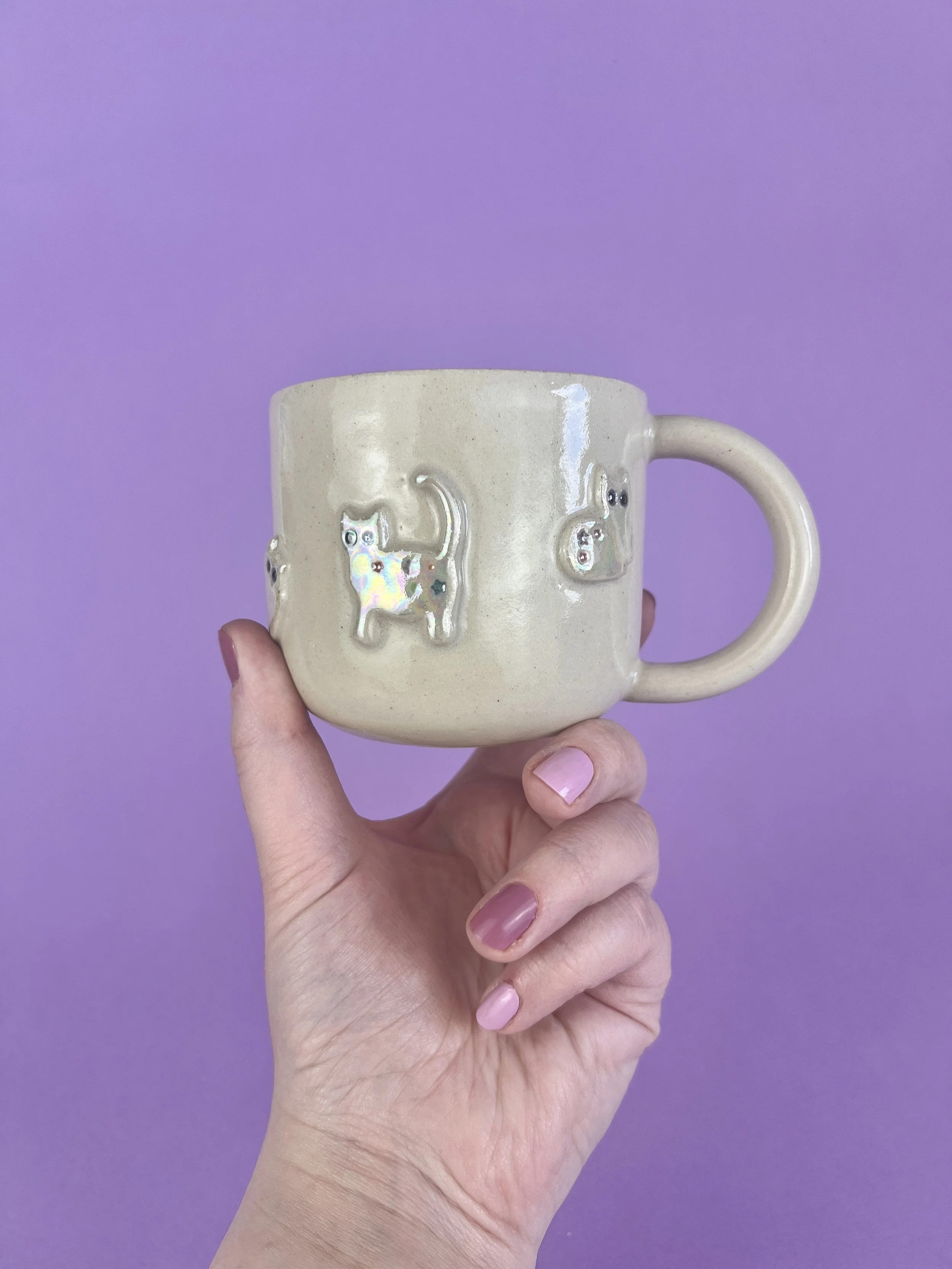 Star cat mug