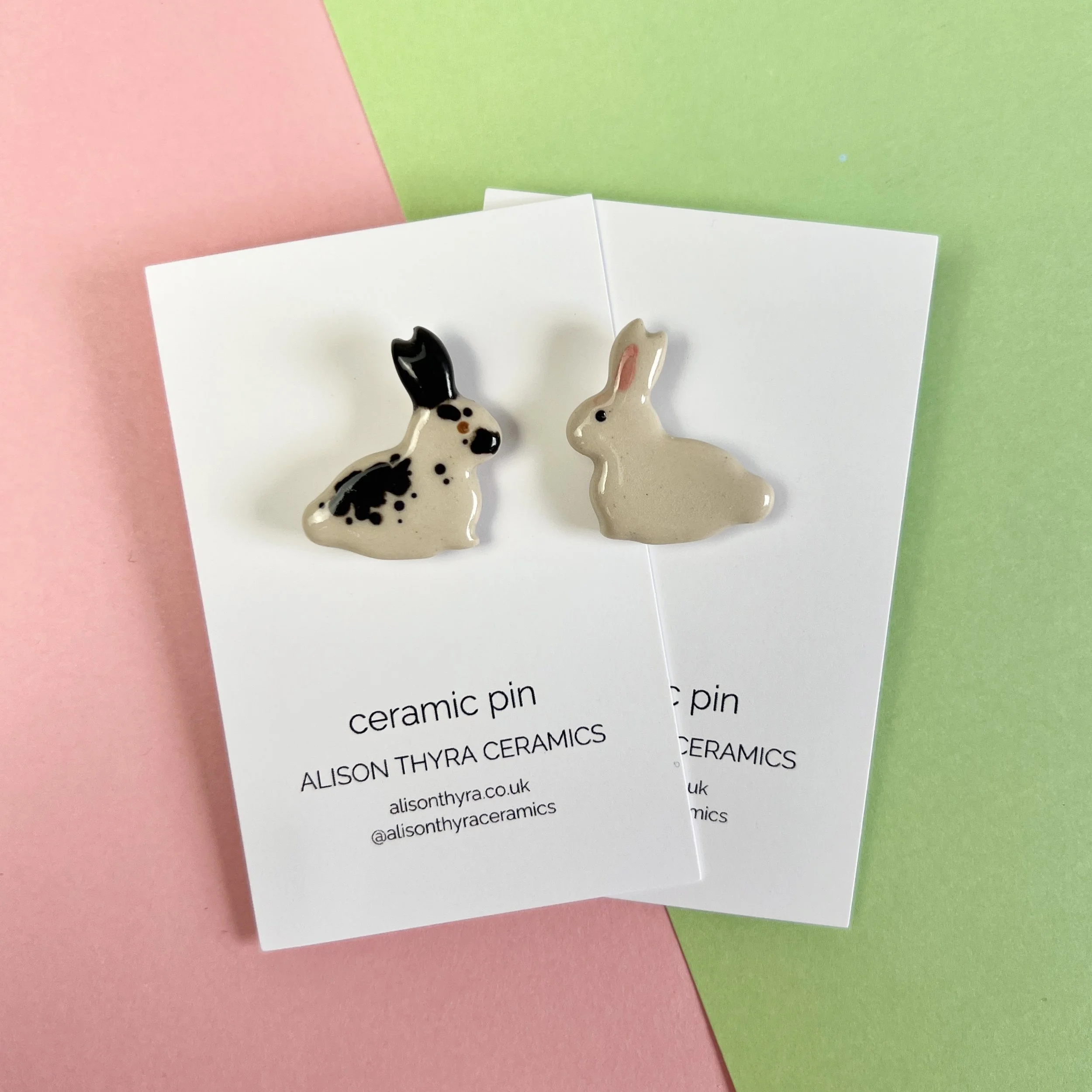 Rabbit pin *various colours