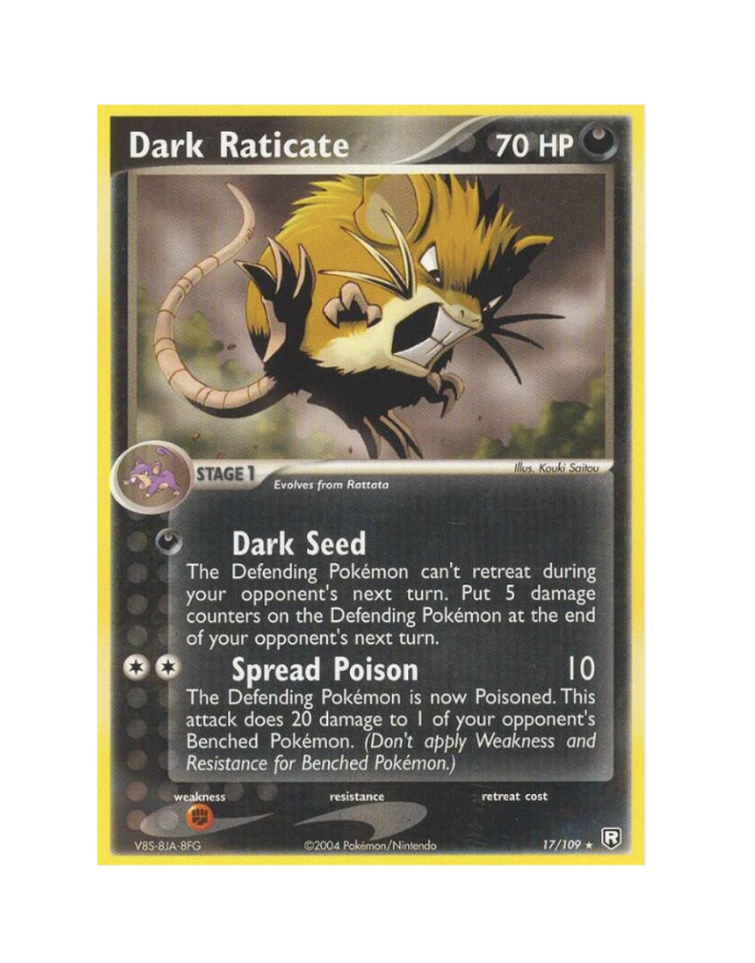 Dark Raticate (EN)  17/109