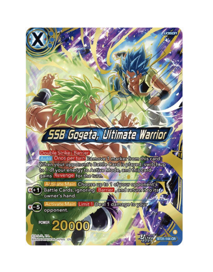 SSB Gogeta,Ultimate Warrior (EN) - BT31-144