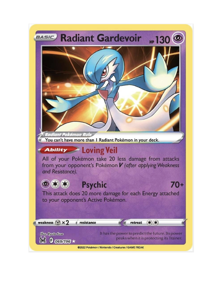 Radiant Gardevoir (EN)  069/196