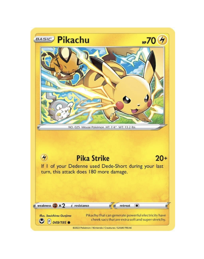 Pikachu  (EN) - 049/195