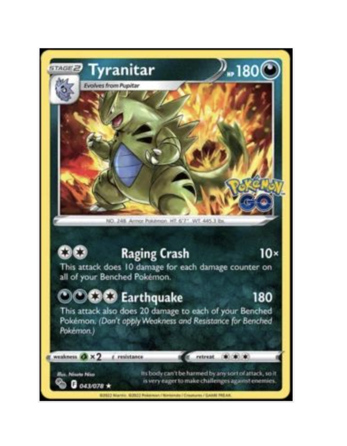 Tyranitar (EN) (Holo) - 043/078
