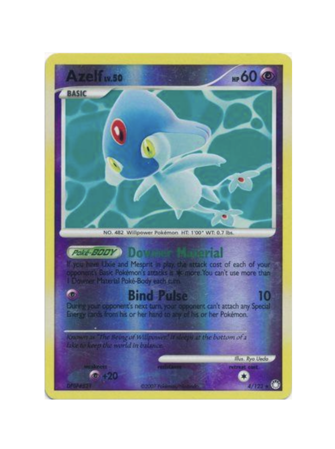 Azelf Lv50 (Reverse Holo) (EN) - 4/123
