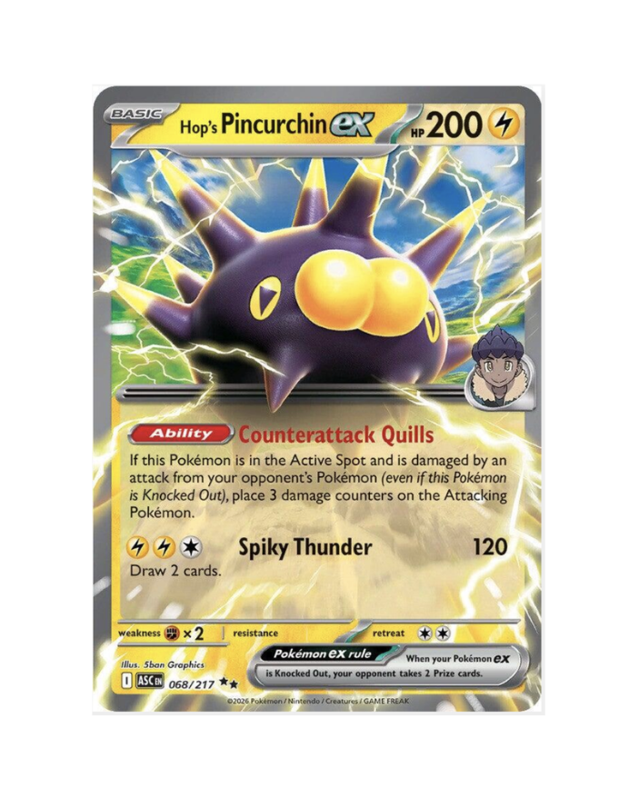 Hop's Pincurchin Ex (EN) - 068/217