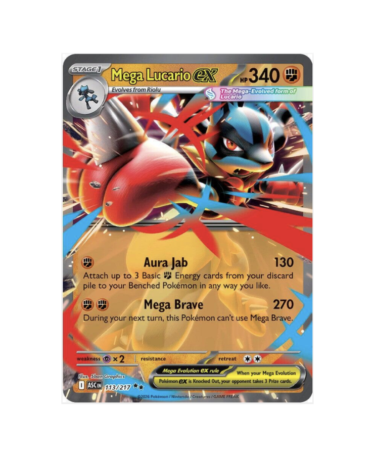 Mega Lucario Ex (EN) - 113/217