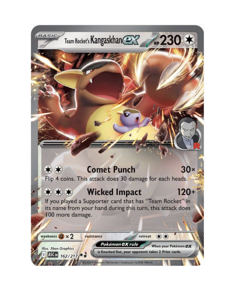 Team Rocket`s Kangaskhan EX (EN) - 162/217
