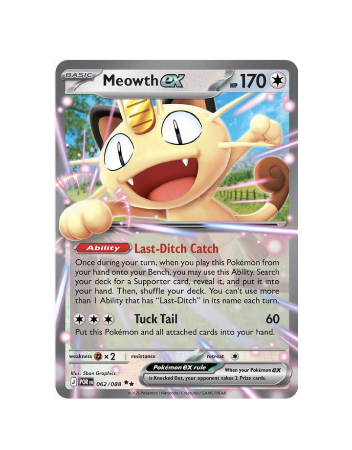 Meowth Ex (EN) - 062/088