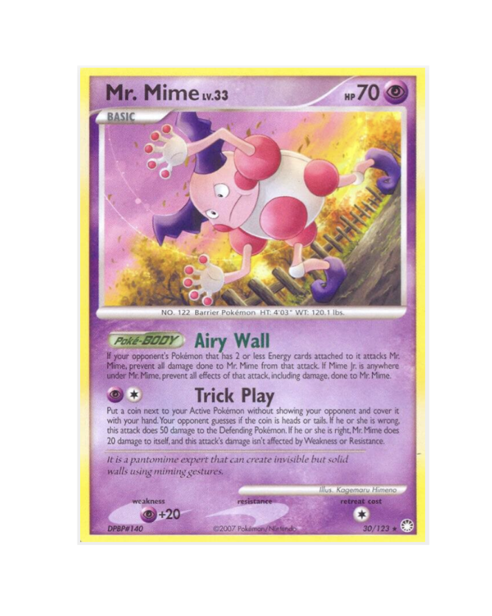 Mr.Mime Lv 33 (EN) - 30/123