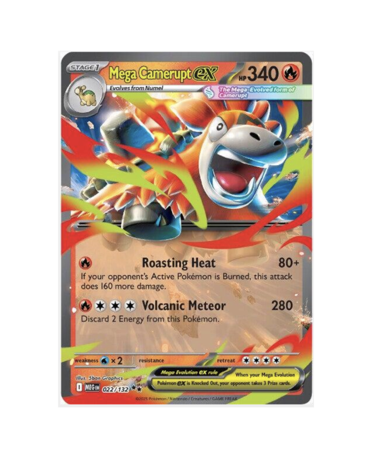 Mega Camerupt Ex (EN) - 022/132