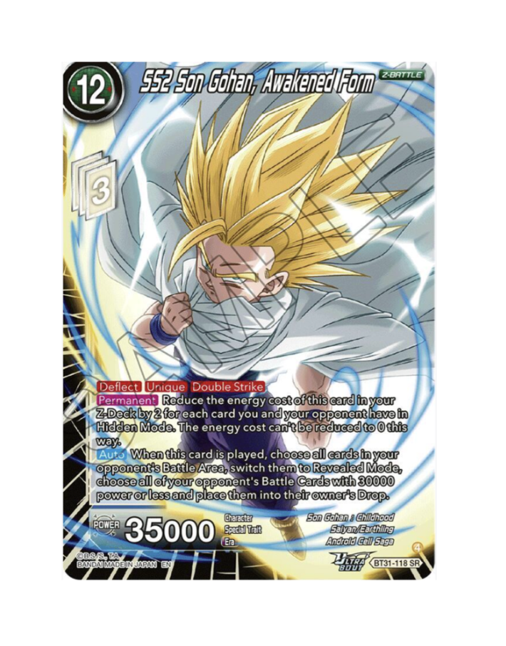 SS2 Son Gohan,Awakened Form (EN) - BT31-118