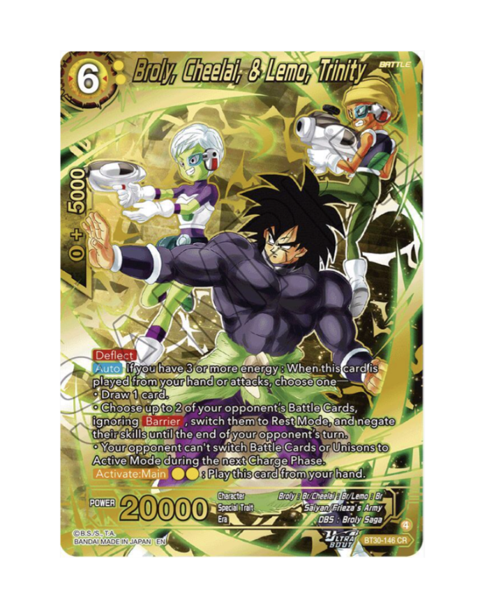 Broly,Cheelai, & Lemo,Trinity (EN) - BT30-146