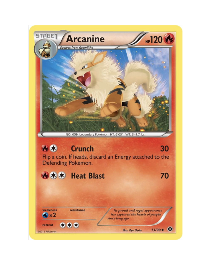 Arcanine  (EN)  13/99