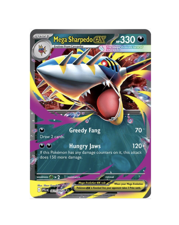Mega Sharpedo Ex (EN) - 061/094