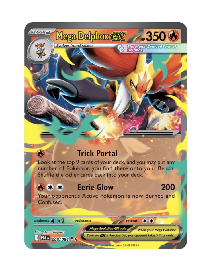 Mega Delphox Ex (EN) - 008/084