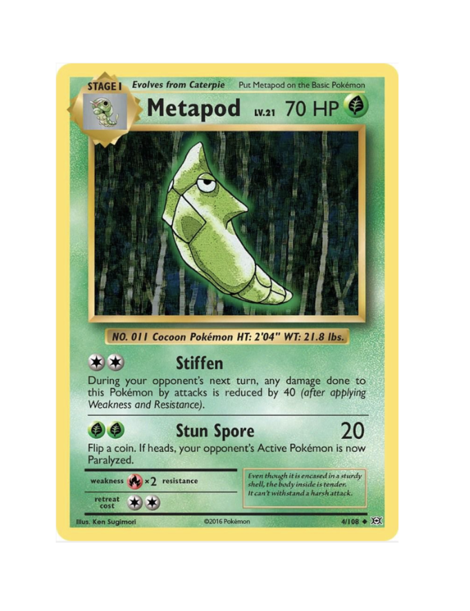 Metapod (EN)  4/108