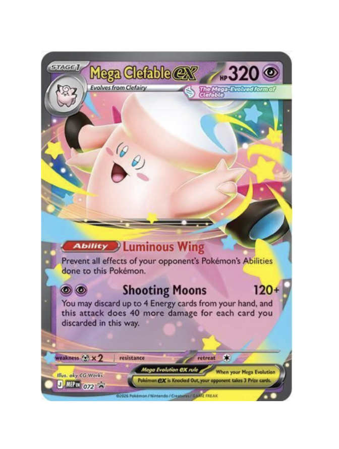 Mega Clefable Ex (promo) (EN) - 072