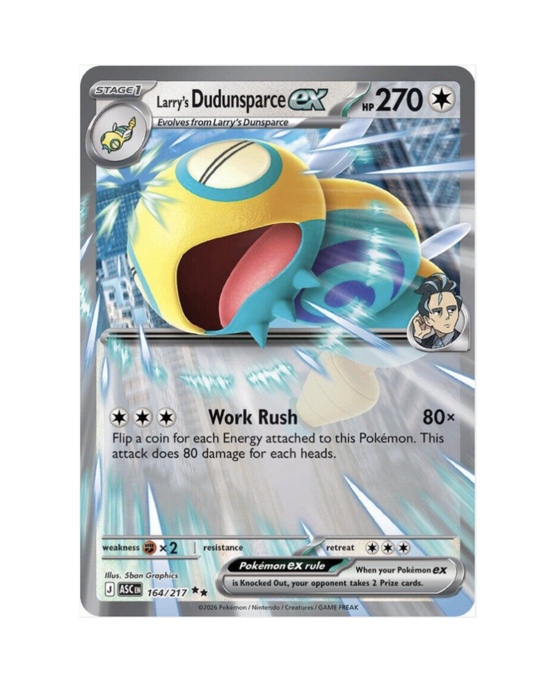 Larry`s Dudunsparce Ex (EN) - 164/217