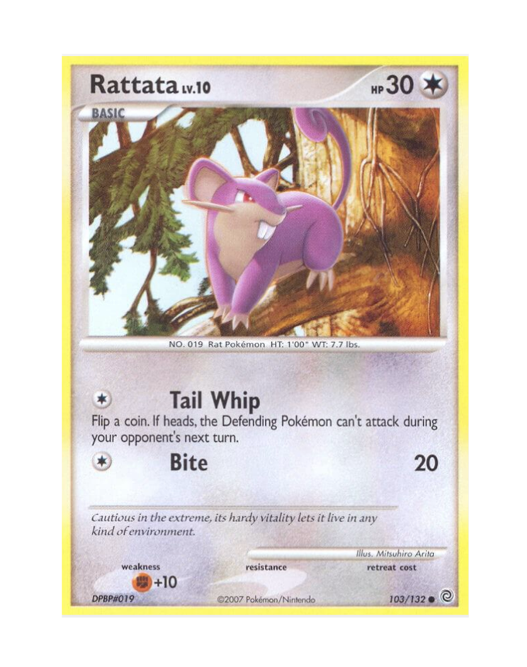 Rattata Lv 10(Reverse Holo)  (EN) - 103/132