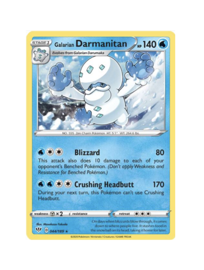 Galarian Darmanitan (Cracked Ice)  (EN)  044/189