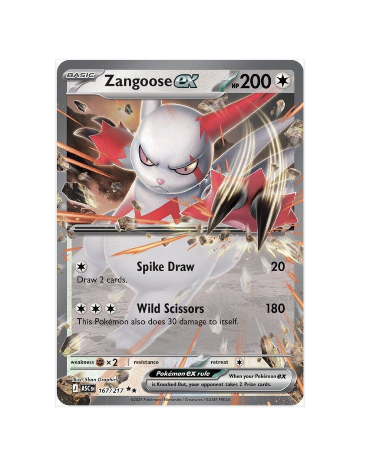 Zangoose Ex (EN) - 167/217