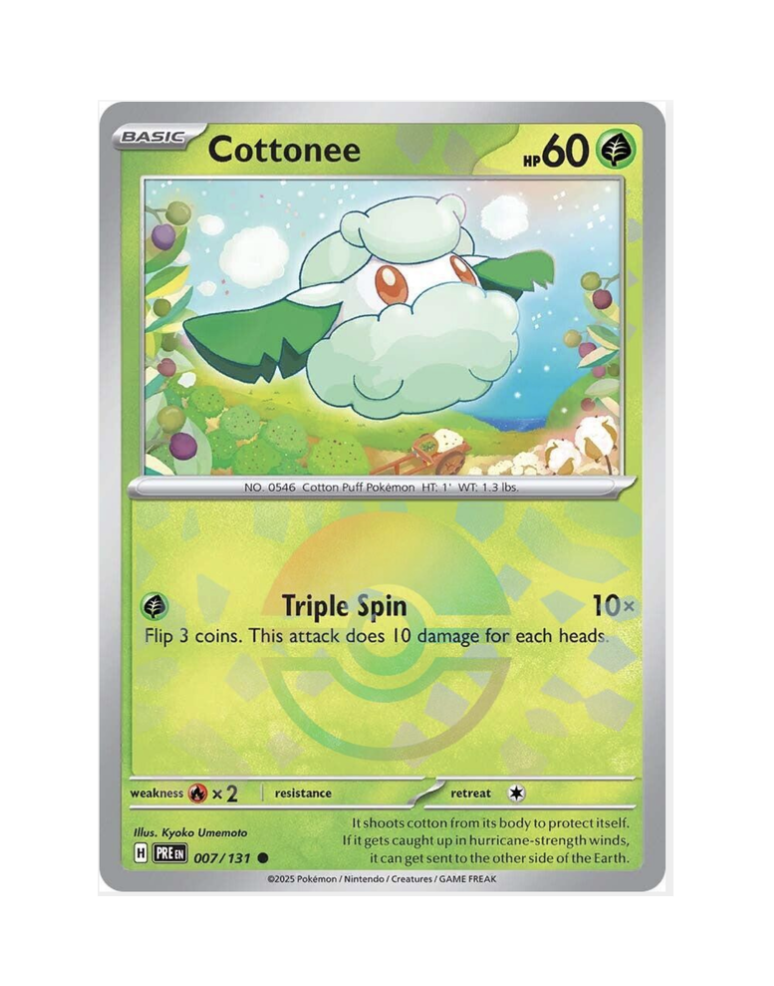Cottonee (Poke Ball) (EN) - 007/131