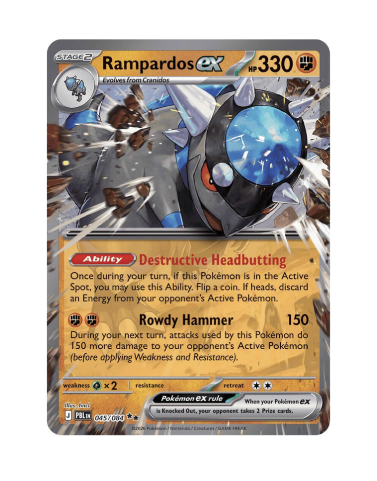 Rampardos Ex (EN) - 045/084