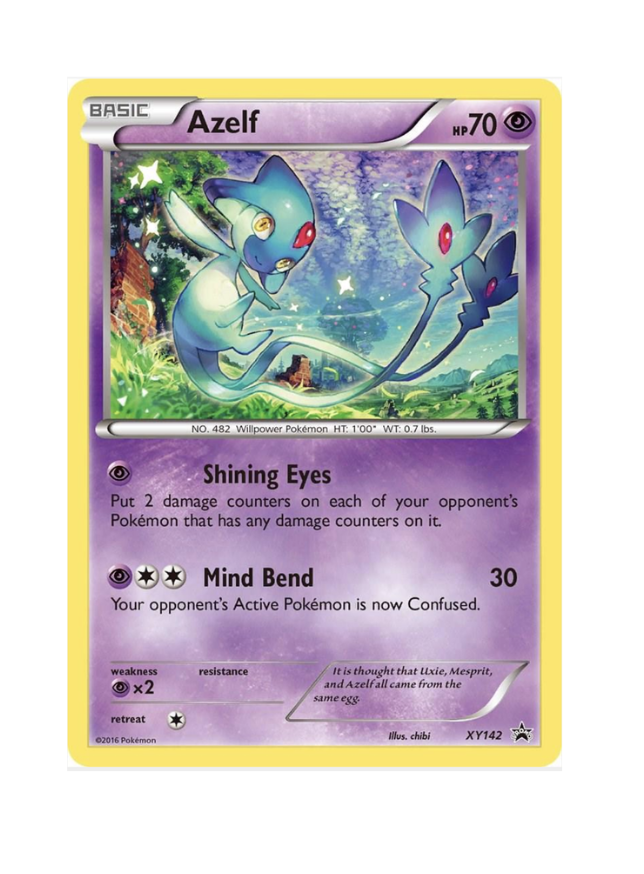 Azelf (promo) (EN) - XY 142