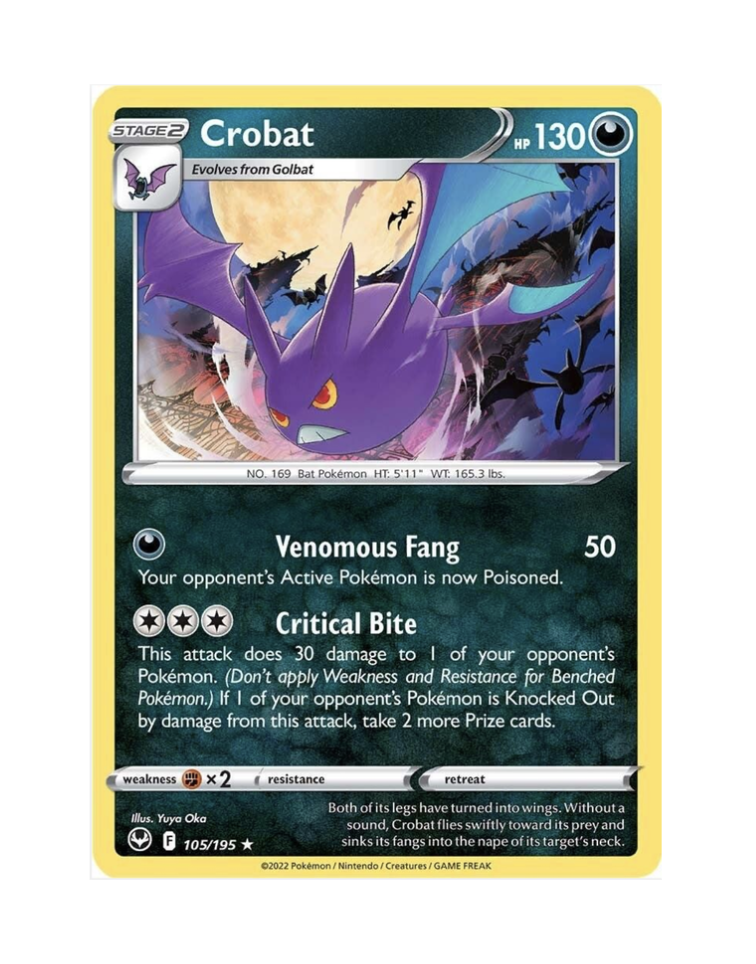 Crobat (Holo) (EN) - 105/195