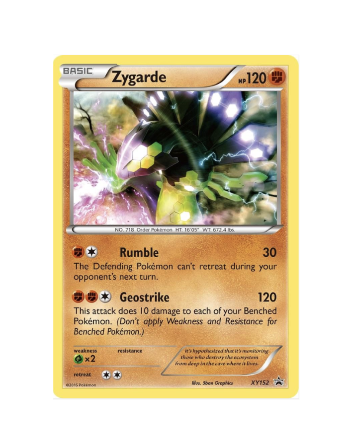 Zygarde (EN)  XY 152