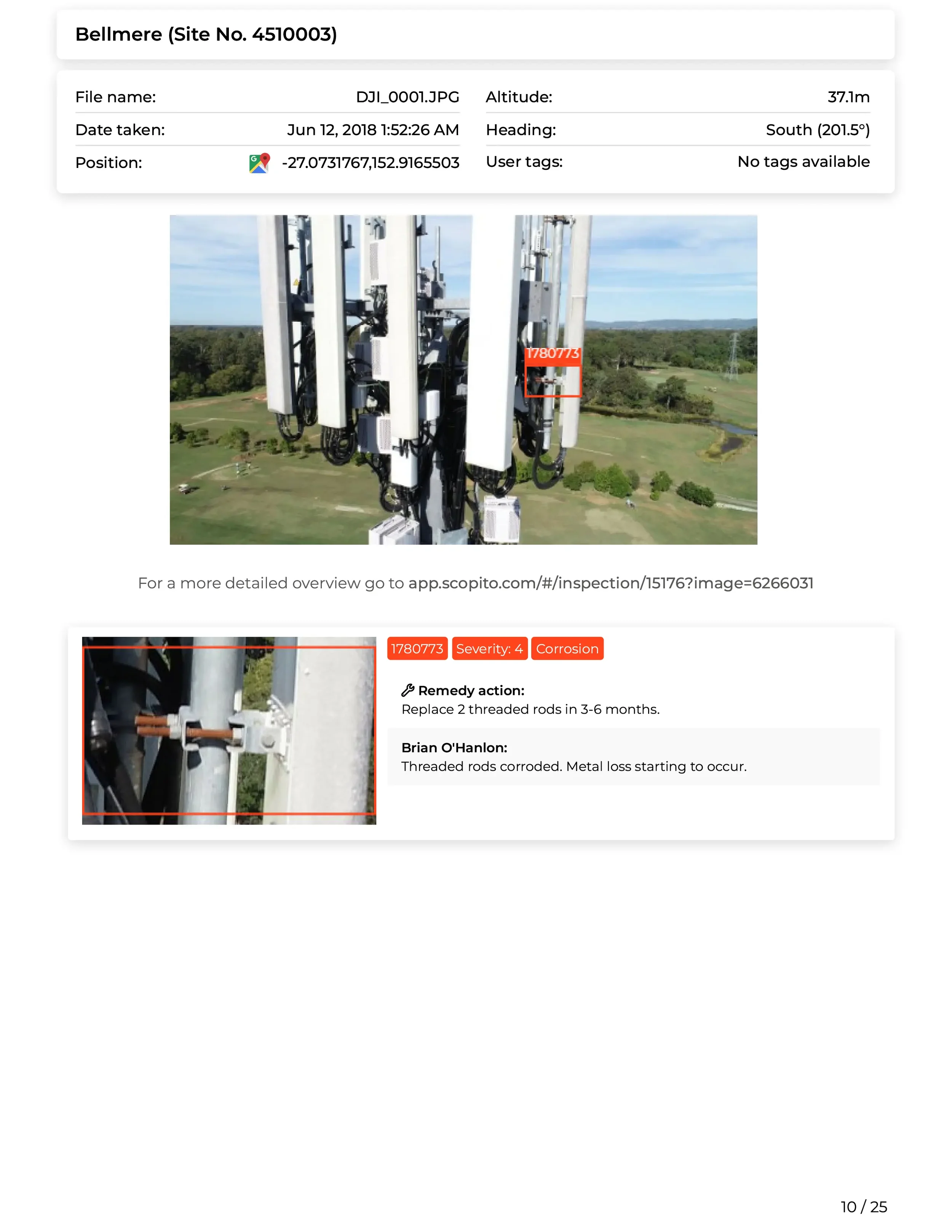 Scopito structural survey report executive summary Bradford