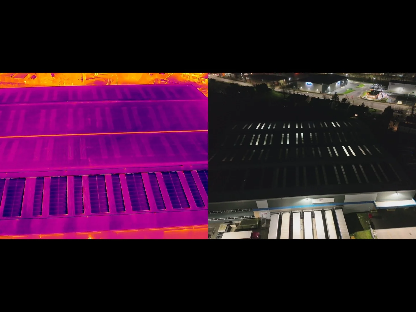 Night operations drone thermal detection heat signature Yorkshire